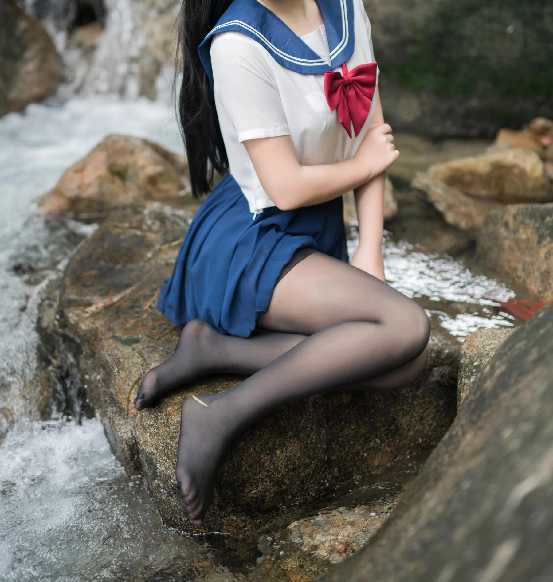 白烨 – NO.05 湿身JK-图片 [50P]插图6